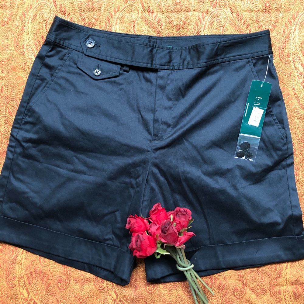 Women’s Black Shorts by Ralph Lauren NWT